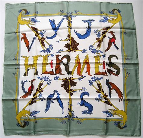 Hermes scarf alphabet 3